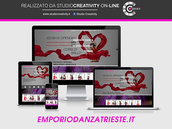 Sito Web emporio danza trieste